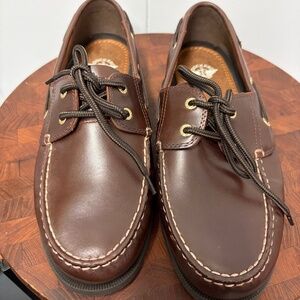 Dockers Men's Vargas Leather Boat Shoes Size 10W